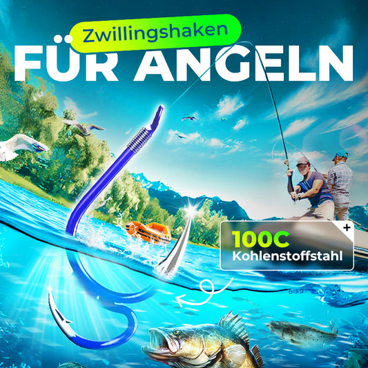 🐟2025 Heiße Ware ✅eins kaufen, eins umsonst✨Klassische scharfe Doppel-Angelhaken