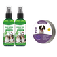 🍃 Natürliches Floh- und Zeckenspray für Hunde und Katzen 🐾 Halte dein geliebtes Haustier frei von Schädlingen 🐶🐱✨