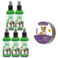 🍃 Natürliches Floh- und Zeckenspray für Hunde und Katzen 🐾 Halte dein geliebtes Haustier frei von Schädlingen 🐶🐱✨