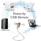 🔥2026 Heiße Produkte 🔥USB-Ventilator mit LED-Uhrbeleuchtung