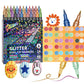 🎨 Glitzereffekt-Pinselmarker 🥇✨: Mühelos funkelnde Kunst schaffen 🥳 (🌈 24–96 Farben | Sanfter Strich, keine Verstopfung | Durchschlagfrei 📝)