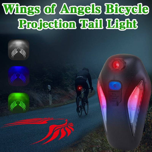 Wings of Angels Fiets Projectie Achterlicht