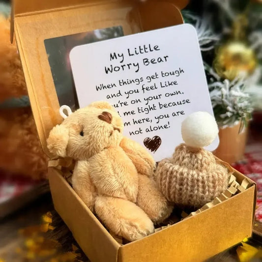 🔥Letzter Tag 49% Rabatt🎁Handgemachter Mini-Plüsch-Teddybär in Box🧸