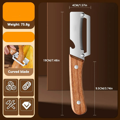🥕 2 KAUFEN, 1 GRATIS! ✨ Multifunktionaler Gemüseschäler für die Küche – Edelstahl, ergonomischer Griff & perfekt für Obst und Gemüse 🔪