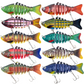 🎣 50 % RABATT! 🐟 Mehrsegmentiger bionischer Schwimmköder