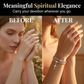 🌷💝Doppellagiges Rosenkranz-Armband mit Kreuz – Elegantes 2-in-1 Wickeldesign, hochglanzpolierte Perlen, bequemer Tragekomfort & spirituelle Eleganz für den Alltag🎁💐