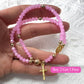 🌷💝Doppellagiges Rosenkranz-Armband mit Kreuz – Elegantes 2-in-1 Wickeldesign, hochglanzpolierte Perlen, bequemer Tragekomfort & spirituelle Eleganz für den Alltag🎁💐