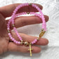 🌷💝Doppellagiges Rosenkranz-Armband mit Kreuz – Elegantes 2-in-1 Wickeldesign, hochglanzpolierte Perlen, bequemer Tragekomfort & spirituelle Eleganz für den Alltag🎁💐