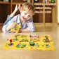 Kinderen Educatieve Puzzel Spoor Auto Speelset